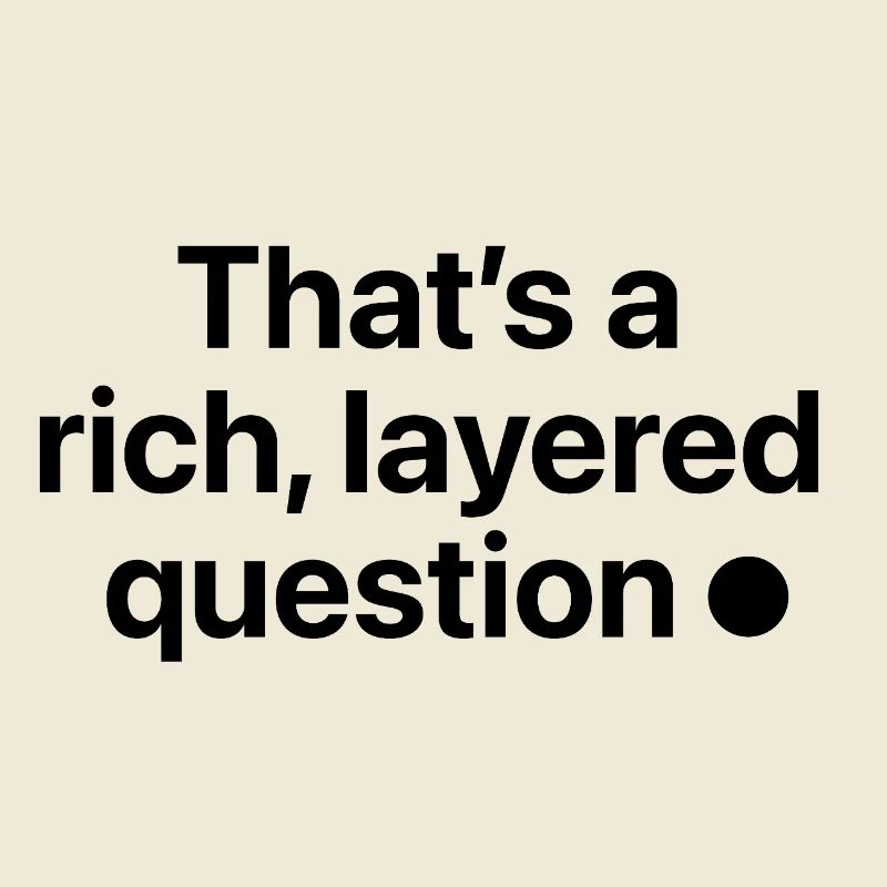 C’est une question riche et complexe