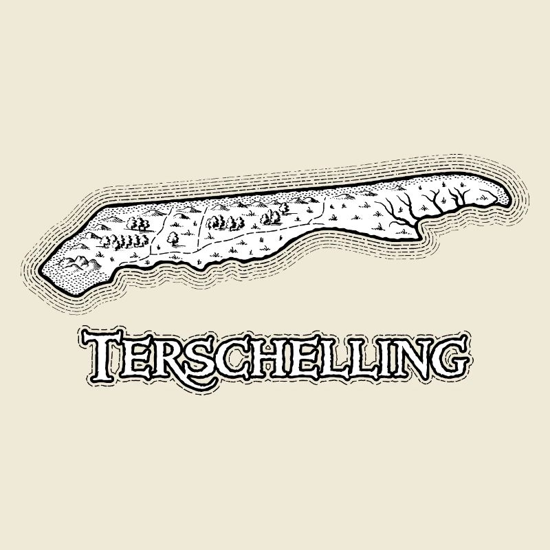 Terschelling | Antique map | Treasure map