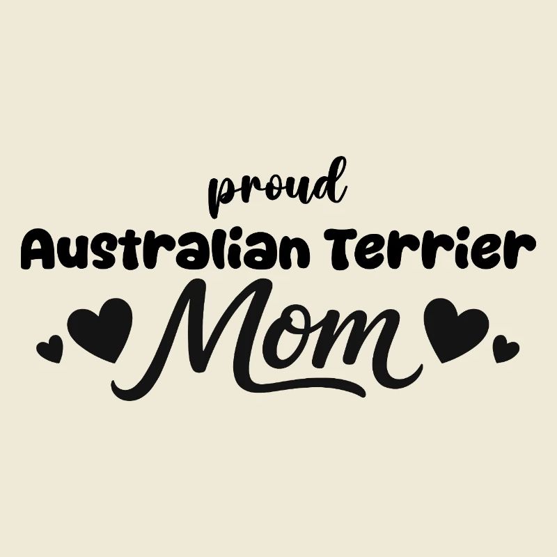  Stolze Aussie Terrier Mutter, Australischer