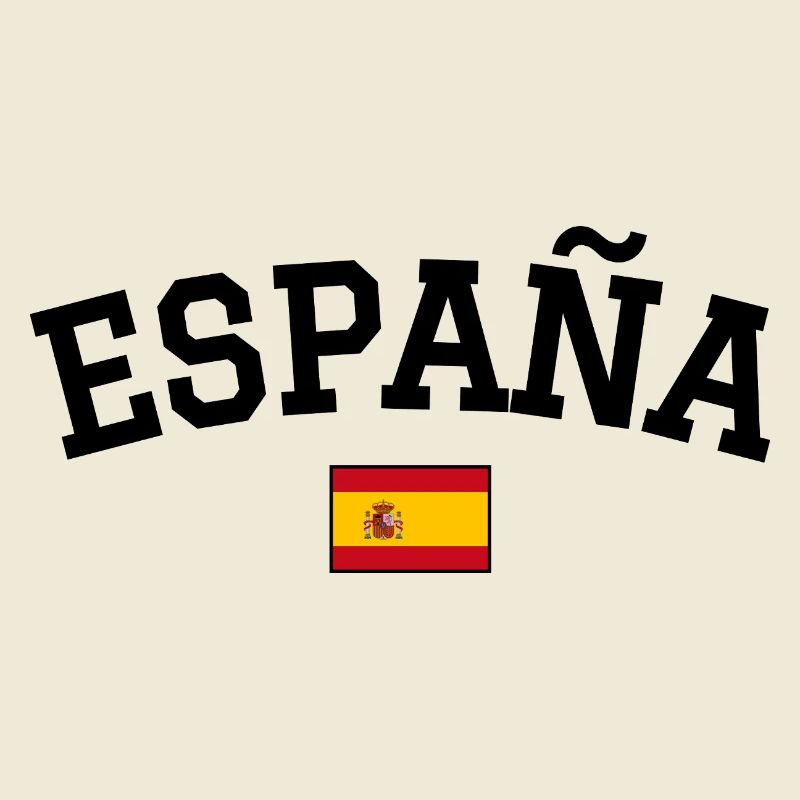 Spain Flag Design Black