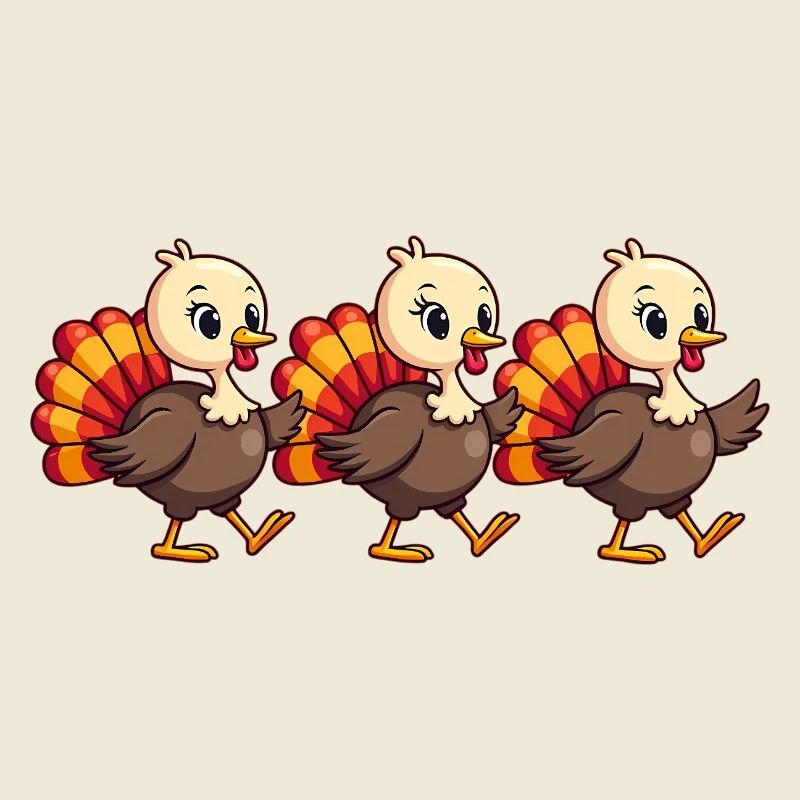 Bébé dinde de Thanksgiving
