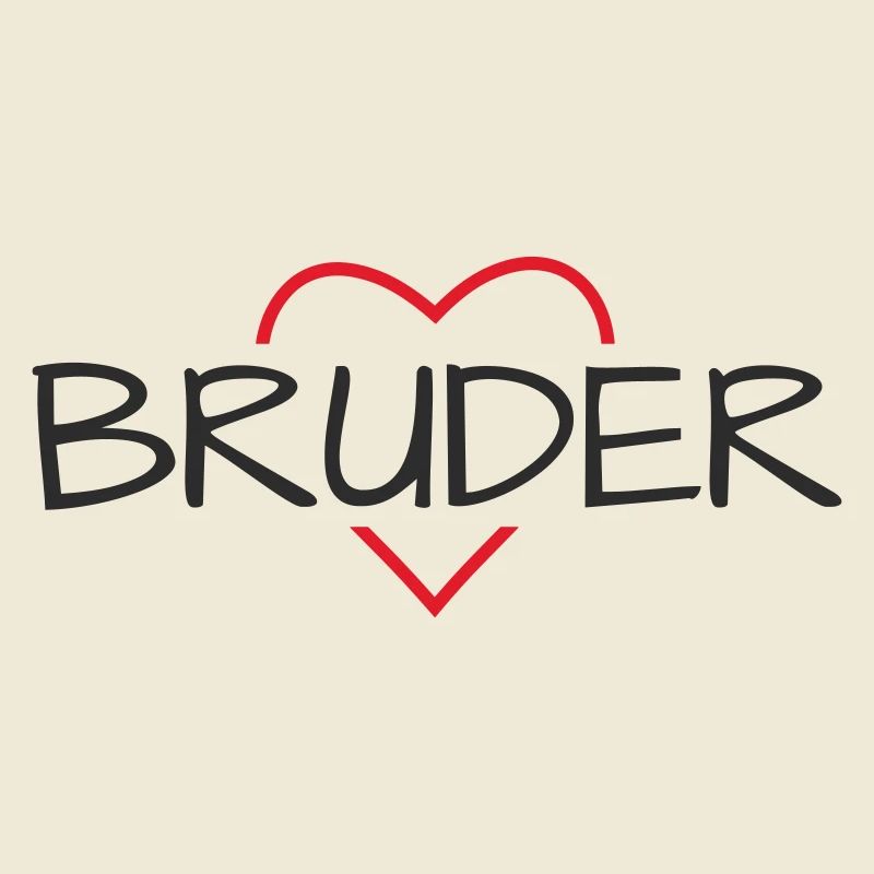 Bruder Herz Geschenk Geburtstag 