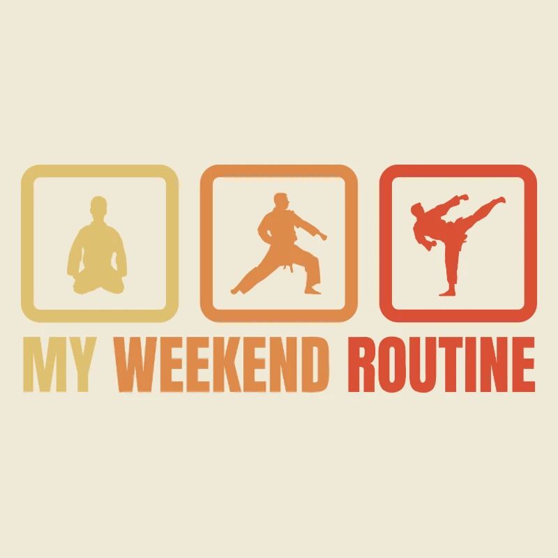 Routine du week-end de karateka