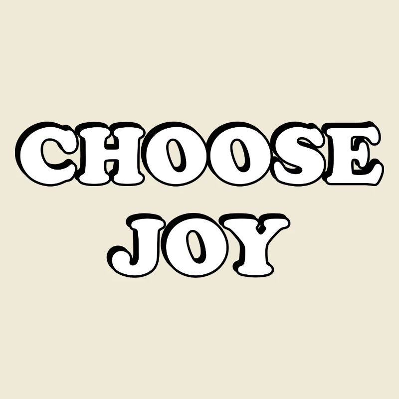Choose Joy Bold Typography
