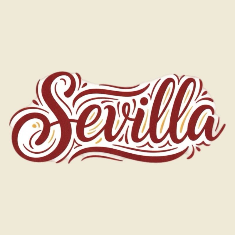 Sevilla Vintage Script Tee