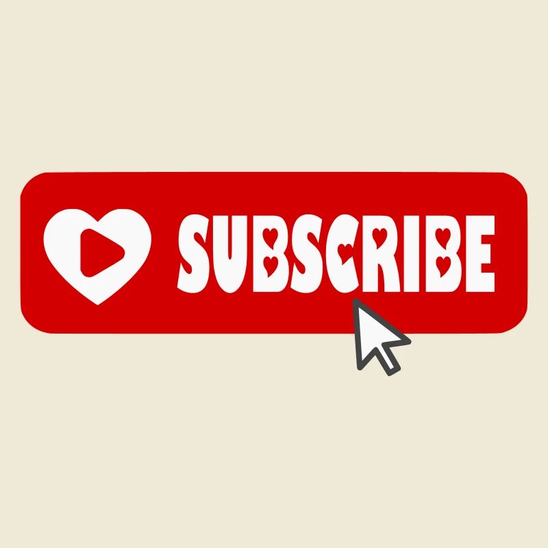 Fabulous YouTube Channel Subscribe Button Icon