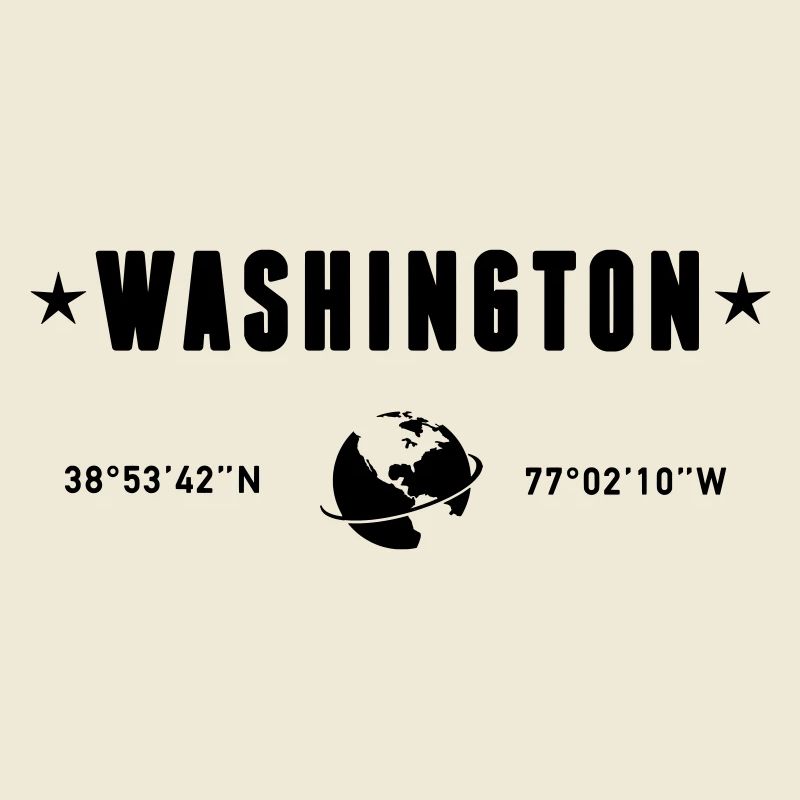 Washington DC Coordinates Planet Earth