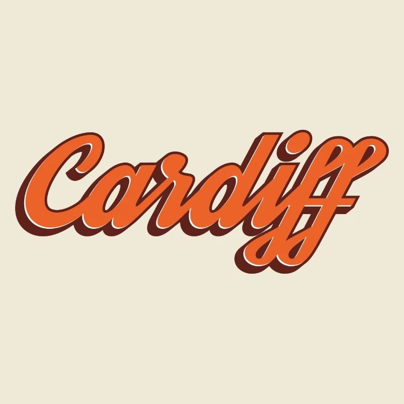 Cardiff Script Orange