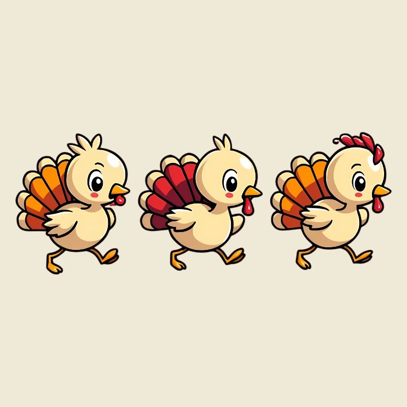Bébé dinde de Thanksgiving