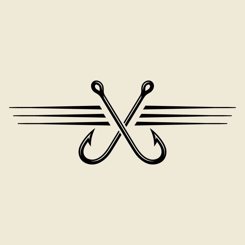 Fish hook icon