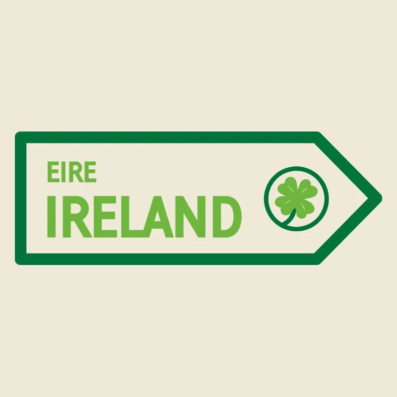Panneau routier d’Irlande