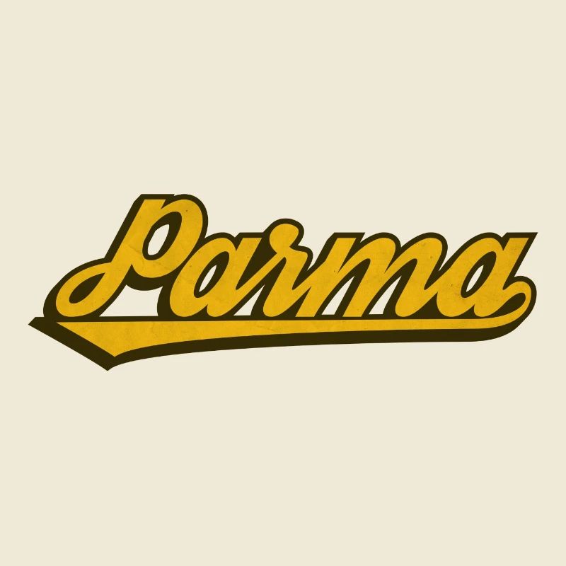 Parma Vintage Script Logo