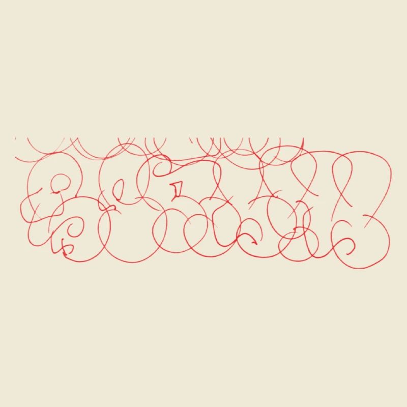Abstract Scribble Art Berlin Souvenir