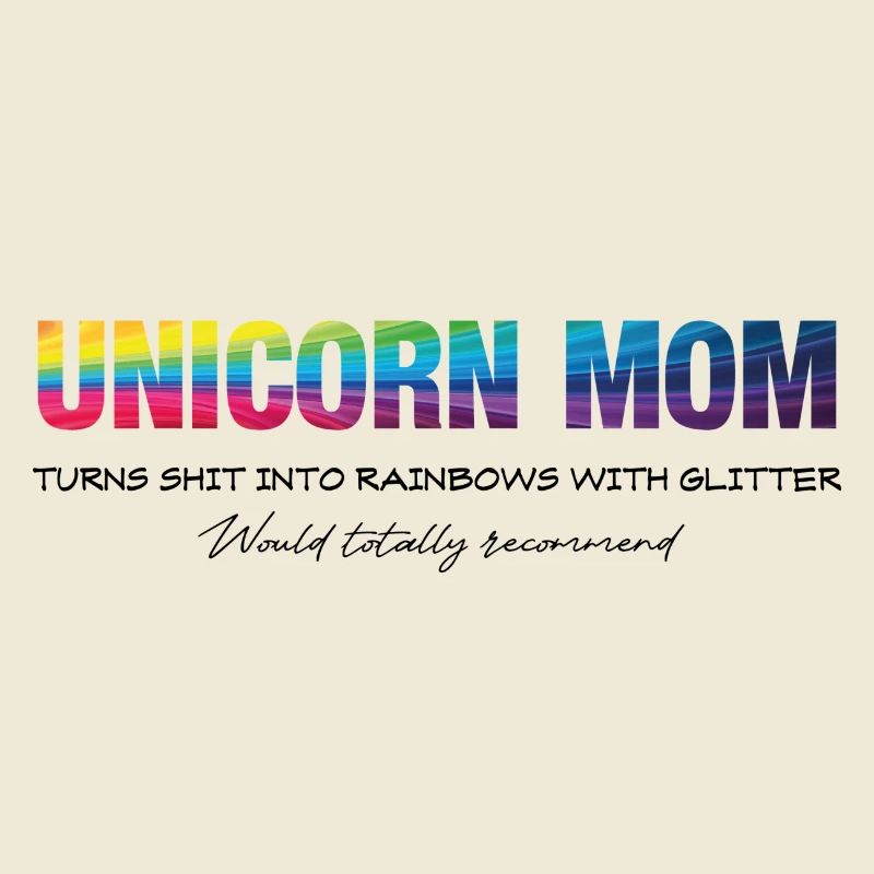 Einhorn Mama Dunkel