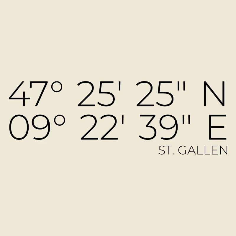 Coordinates St. Gallen