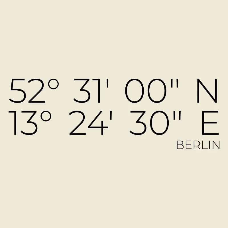 Coordinates Berlin
