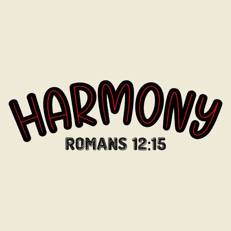 Typographie Harmony Red Line