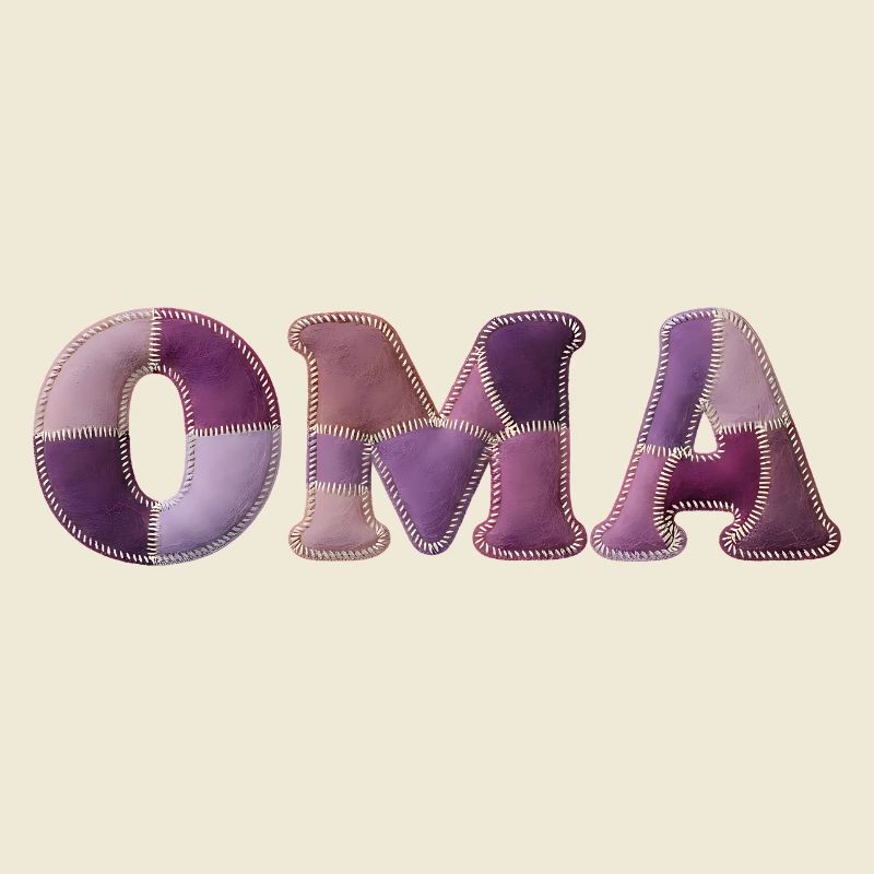 OMA Patchwork Stoff Design Geschenkidee