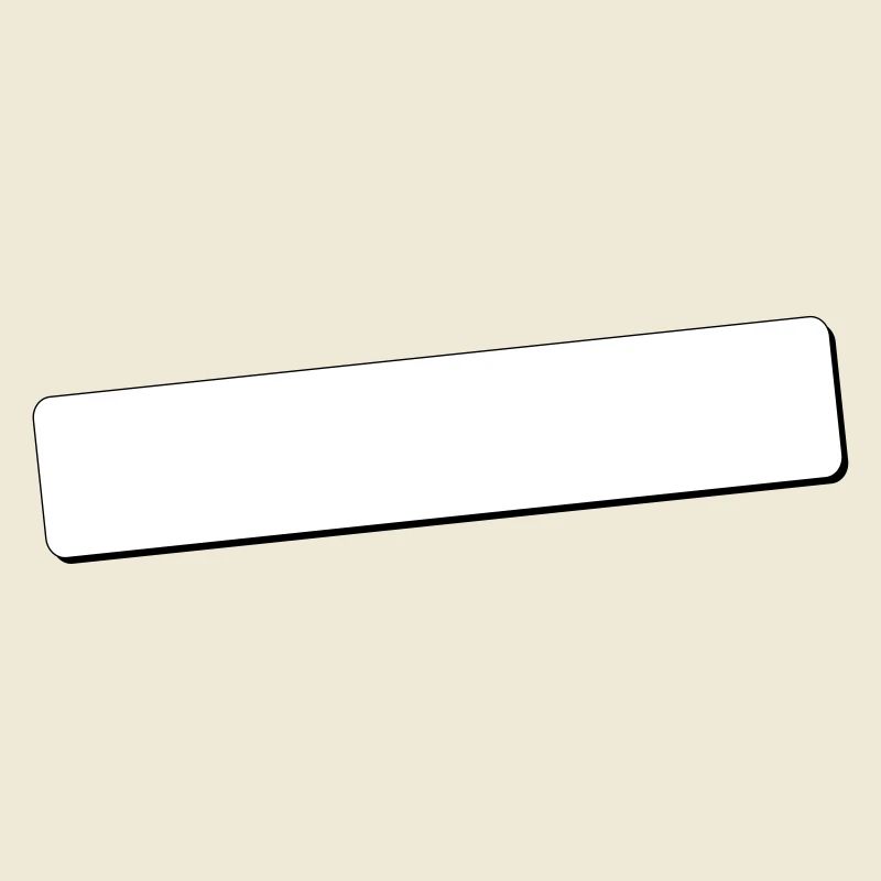 Writing Field Round Corners | Shade | Vector graphics