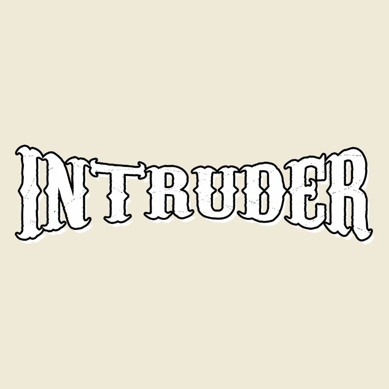 intruder hacker intruder clan sticker computer