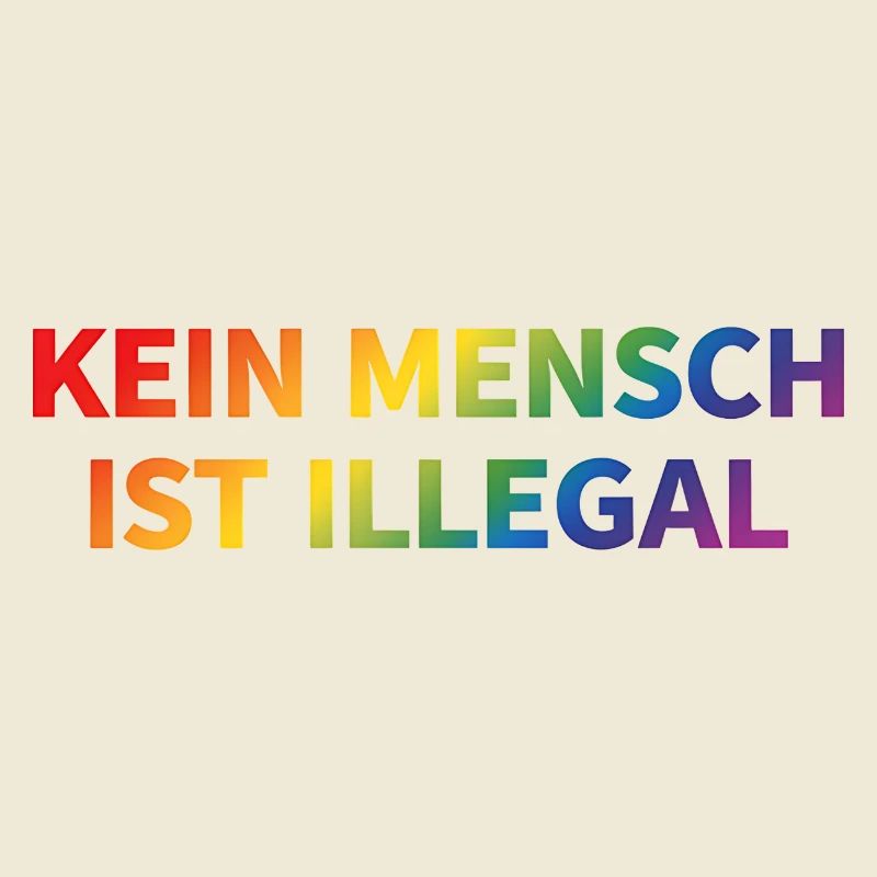 No One Is Illegal Rainbow