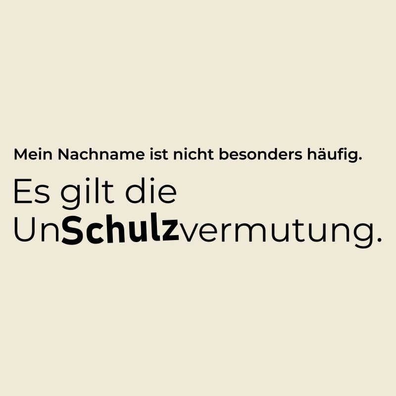 Unschulzvermutung