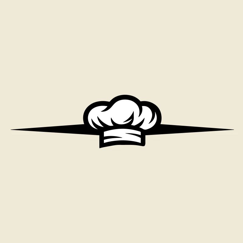 Chef's Hat Symbol Chef Line