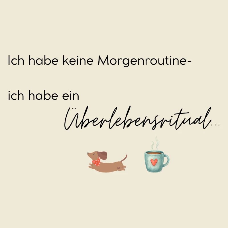 LIEBEVOLL Morgenroutine Dackel 
