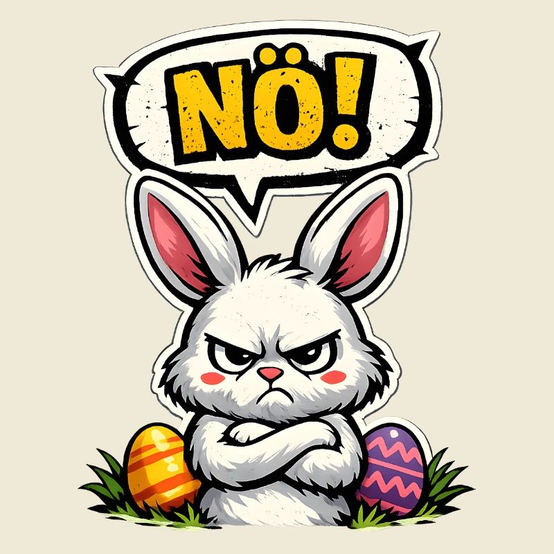Lower Austrian Bunny Comic Easter Gift