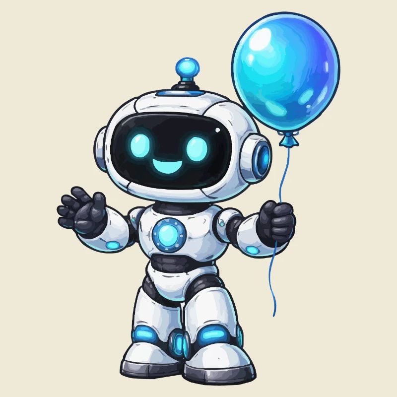 Small robot with balloon
