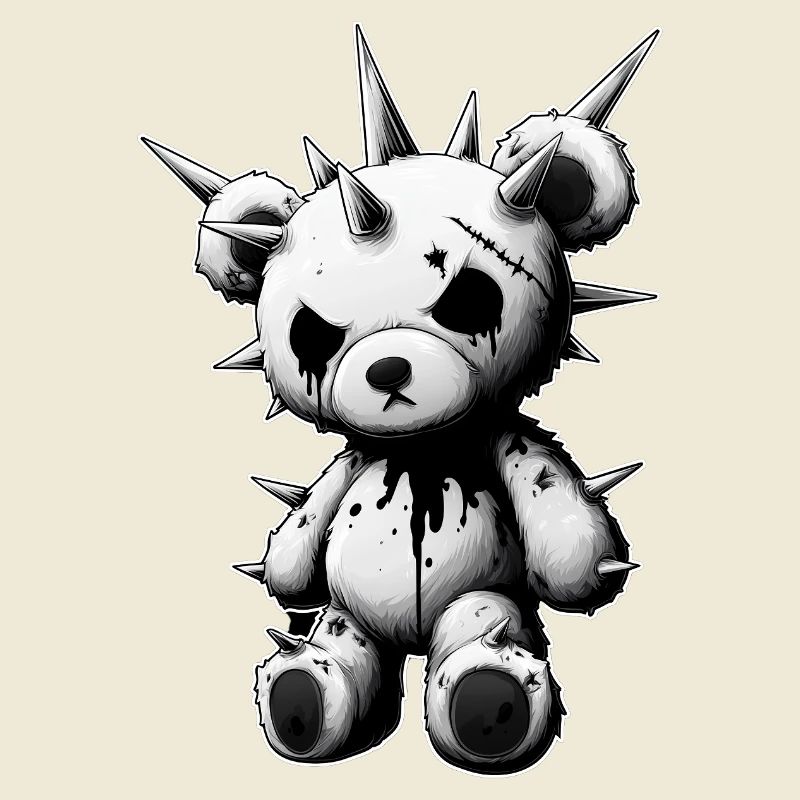 Teddy Gothic à pointes