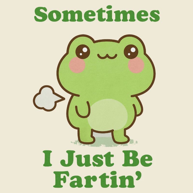 Manchmal bin ich einfach nur ein Furzfrosch