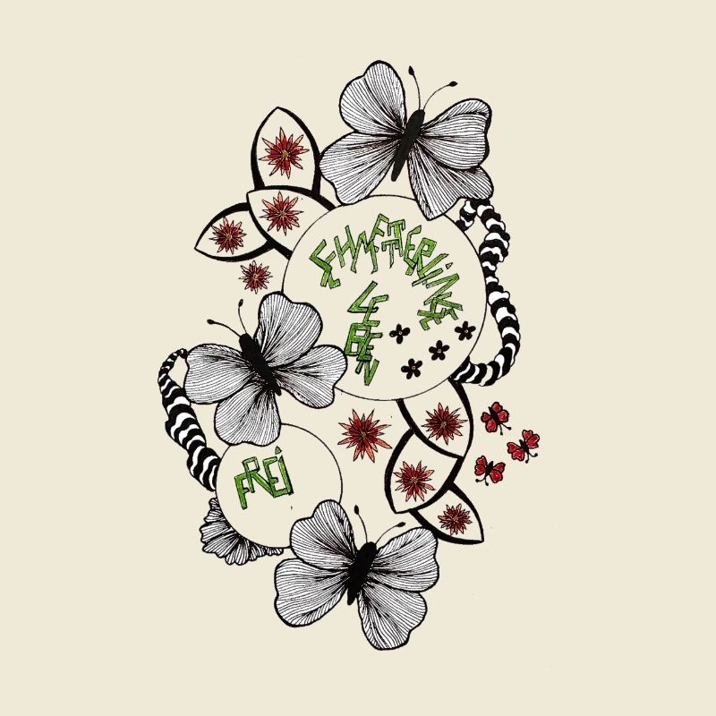Cercle de Fleurs Papillon