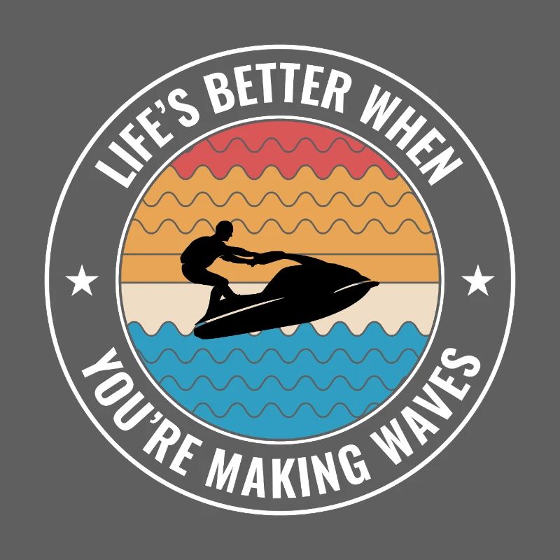 Life’s Better Jetski Making Waves 