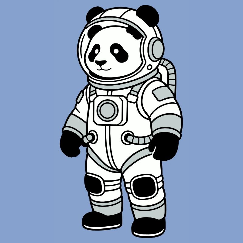 Combinaison spatiale panda bear
