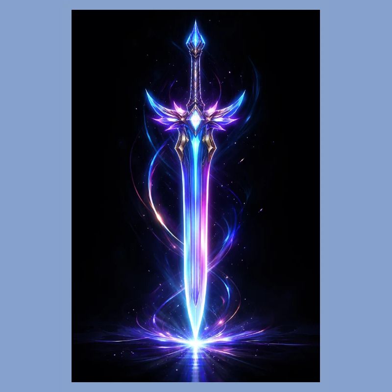Neon-Astralschwert