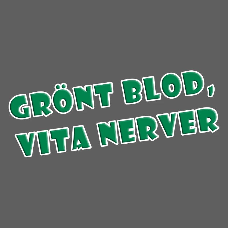 Nerfs blancs sang vert