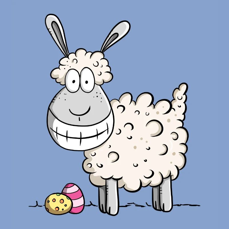 Happy Easter sheep I Easter gift Easter motive Fun