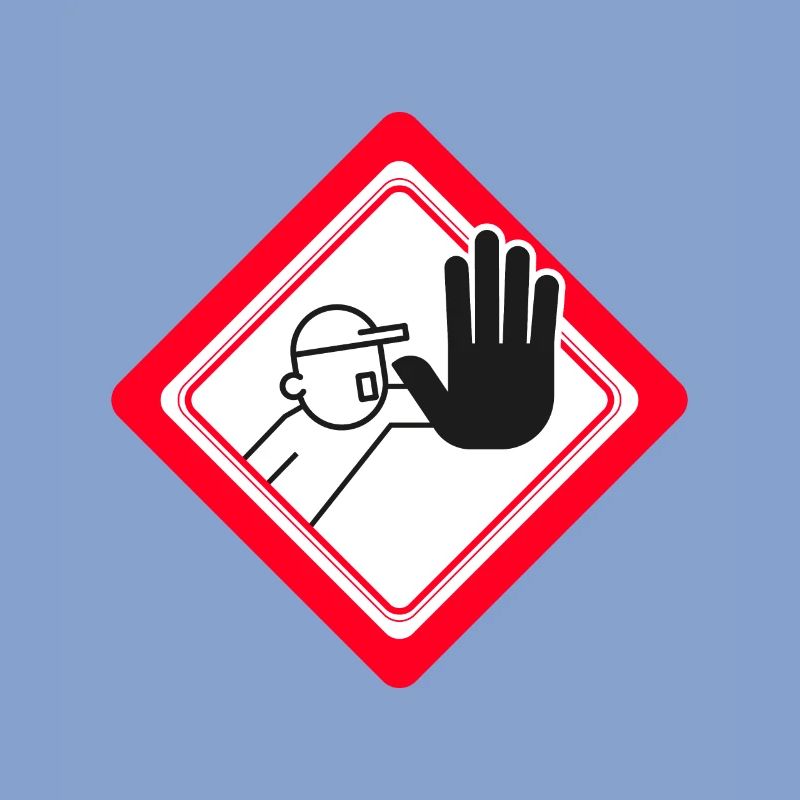 Accès non autorisé interdit Panneaux d’interdiction