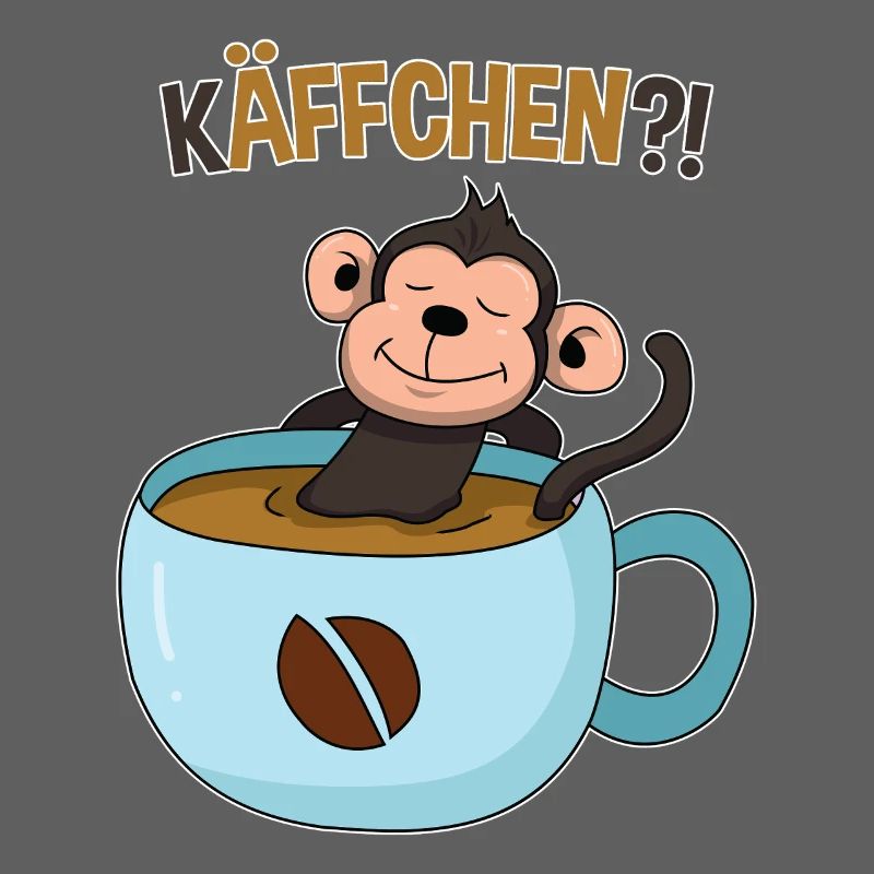Coffee break with monkey