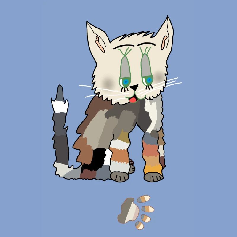 Patchwork Katze Fred Tatze