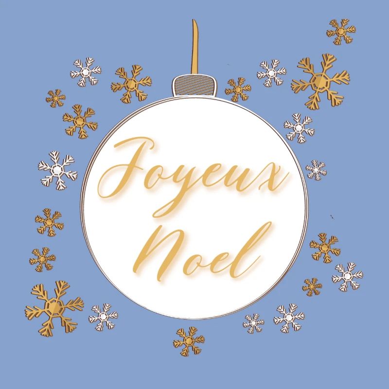 boule de noël "Joyeux noël"