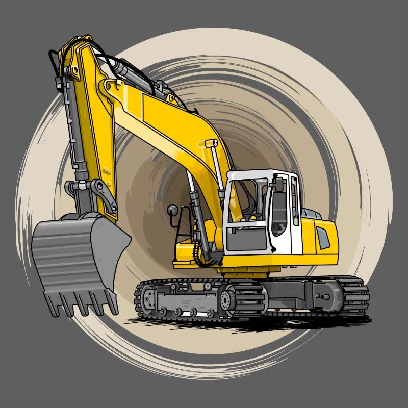 Excavators, backhoe excavators