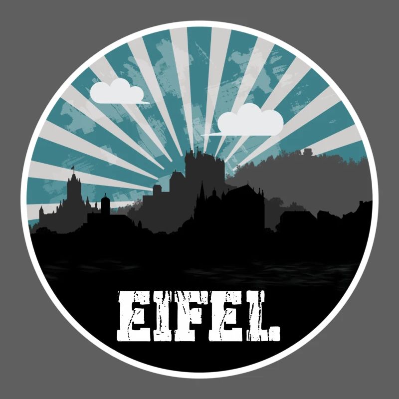 Eifel Skyline Blue Hour