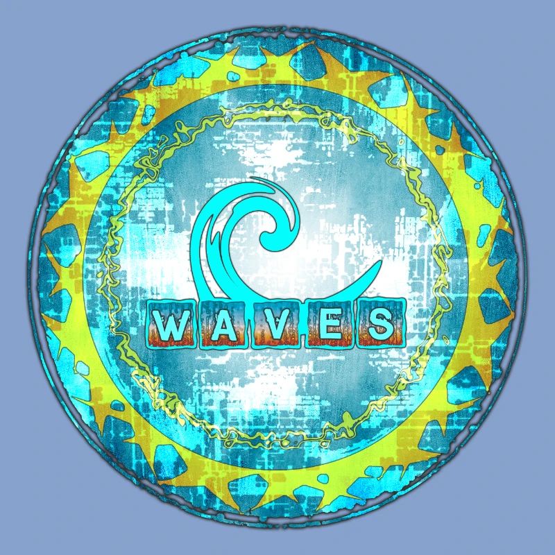 Abstract Waves Pattern