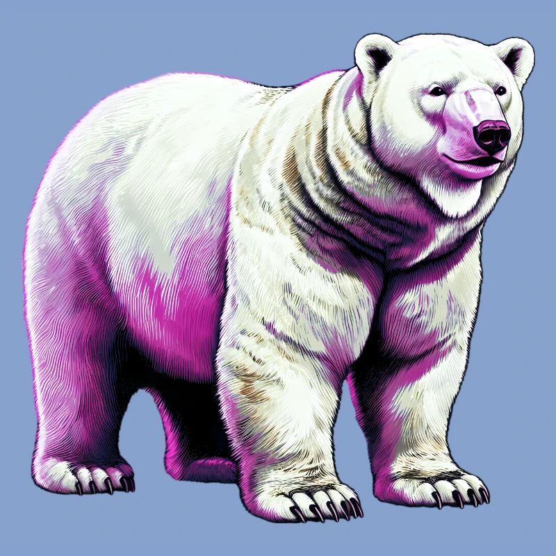 White polar bear