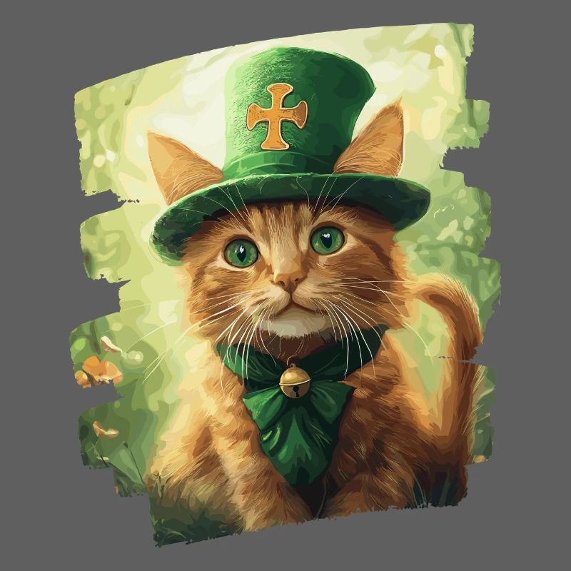 St Patrick's Day Cat