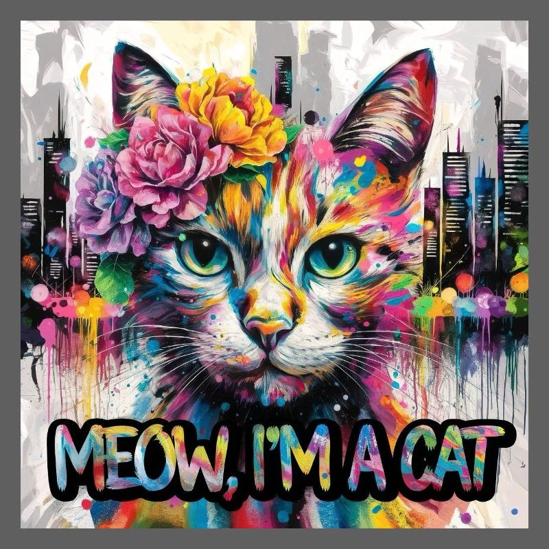 Kunstvolle Katze Version 2