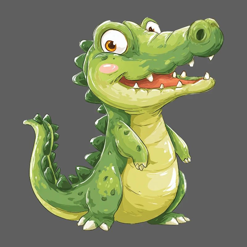 Mignon bébé crocodile