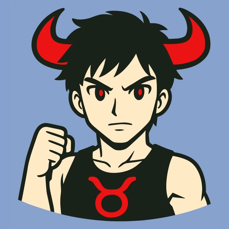 Dämon Taurus Anime Stil